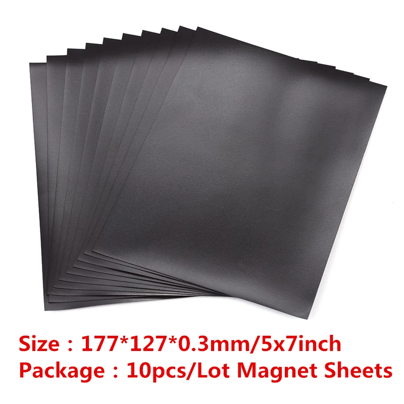 10pcs Magnetic Sheets & Plastic Bags Set Storage Box Use to Store Cutting Dies Holders Organizer Transparent Bags 2021