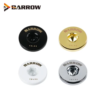 

TBLDS Barrow G1 / 4 Black Silver Hand tighten the lock seal sealing plug water cooling computer fittings