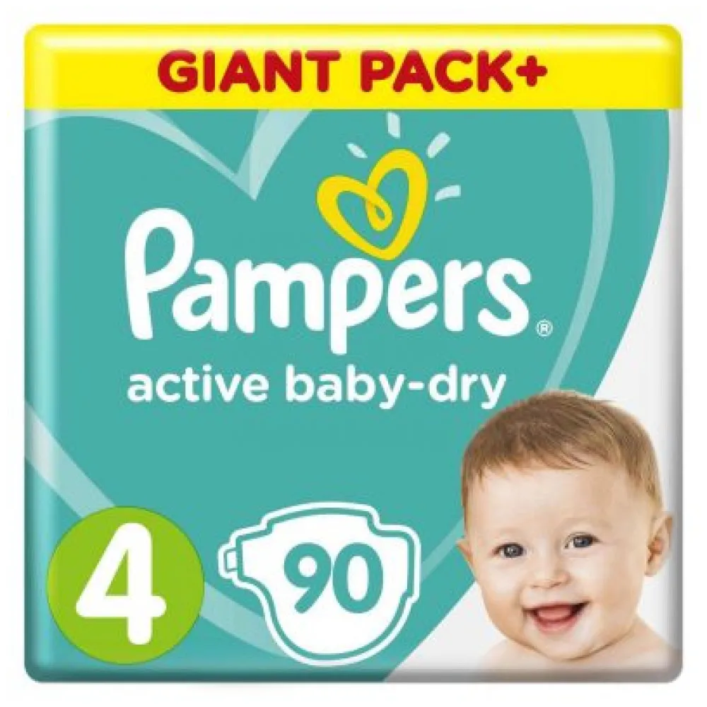 Подгузники Pampers Active Baby 4(9-14 кг) 90 шт