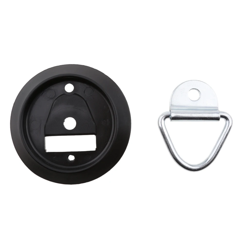 Trailer Boat Recessed D Ring Rope Chain Strap Tie Down Stainless Steel