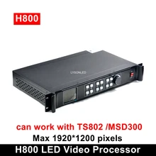 H800 профессиональный светодиодный видеопроцессор совместим с MSD300 TS802 отправка карты 1920*1200 пикселей