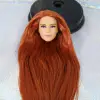 Rare Long Colorful Hair Doll Head Princess Doll Head Toys Parts DIY Toy Black White Green Skin Doll Parts Ken Prince Doll Head ► Photo 3/6