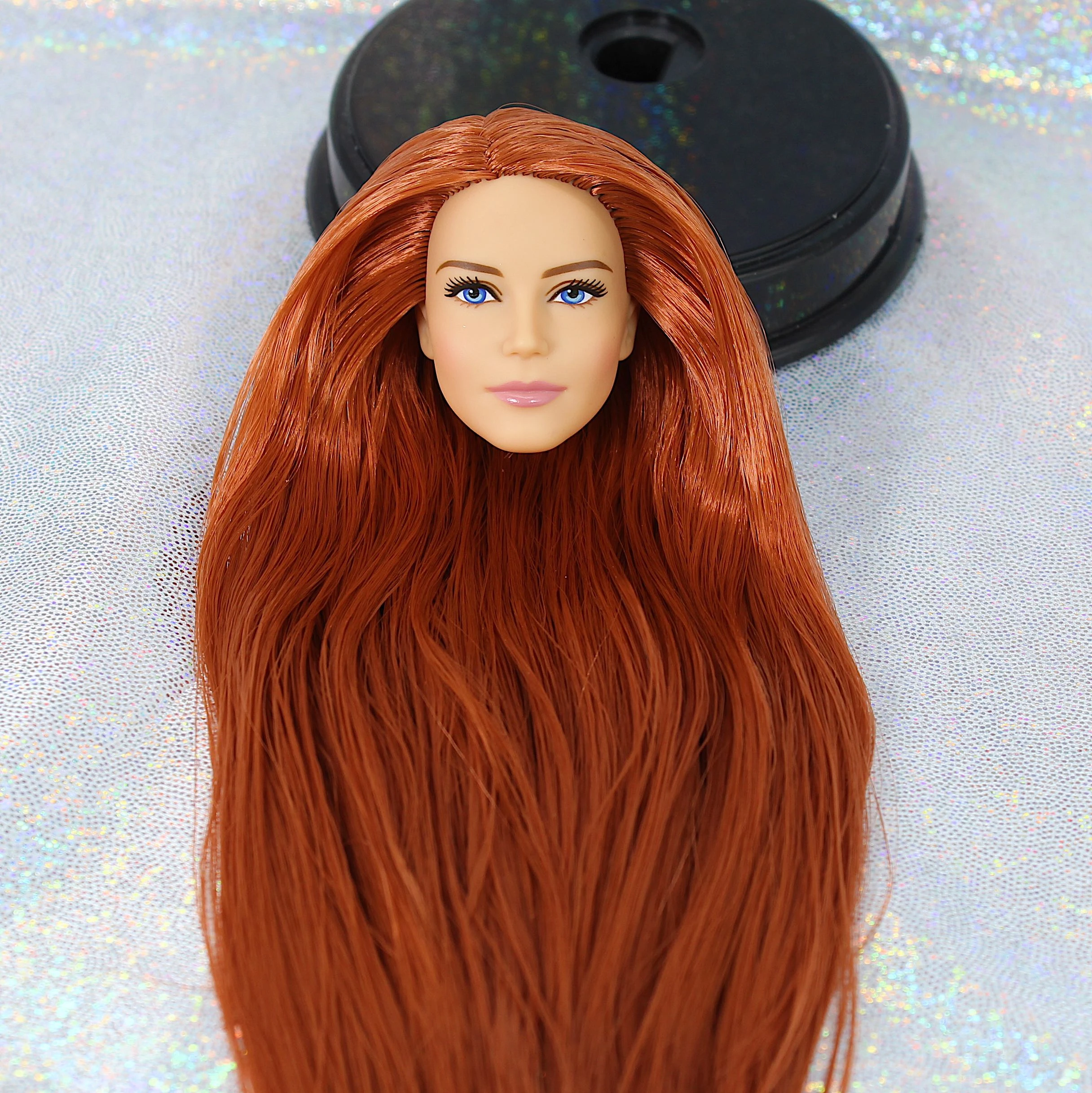 hair doll head toy