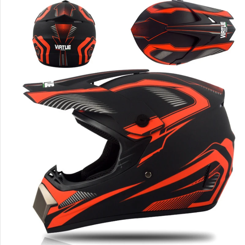 Новый цветной Профессиональный мотоциклетный шлем helmetcross граффити ослепляющий