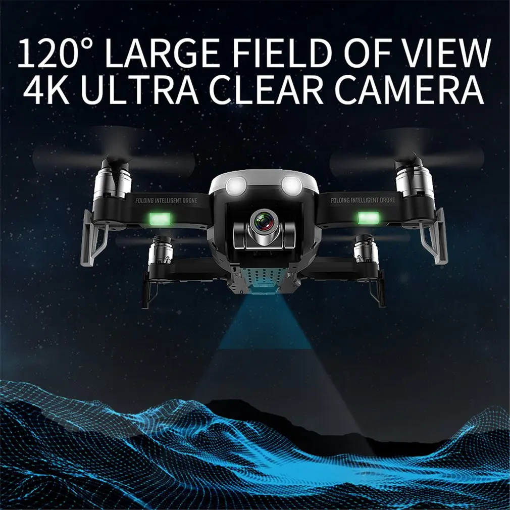 F8 gps складной Радиоуправляемый Дрон 120 градусов 1080P WiFi HD регулируемая камера бесщеточный мотор автоматический возврат Радиоуправляемый вертолет