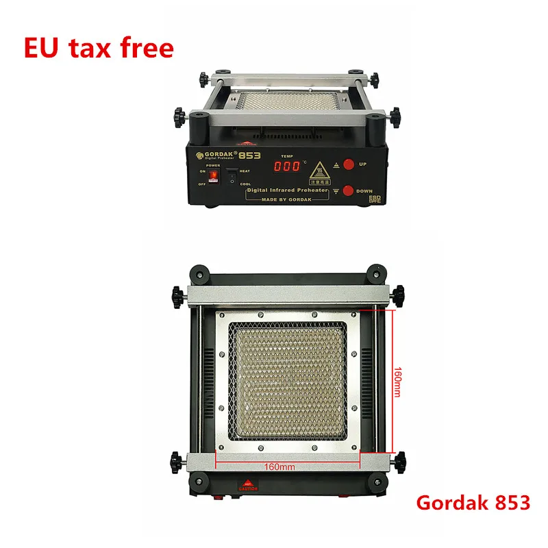 

GORDAK 853 BGA Rework Station High Power ESD IR for PCB Preheater Reballing Desoldering Europe tax free
