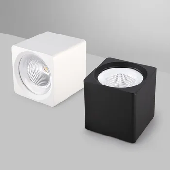 

Square Dimmable COB LED Downlights 7W 9W 12W LED Ceiling Spot lights AC85~265V LED Ceiling Lamps Warm/Cold White Indoor Lighting