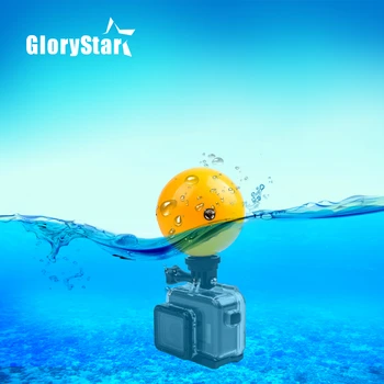 

For Gopro Accessories Waterproof Floating Ball with Adatper for Gopro Hero 876543 OSMO MAX Xiaomi Yi 4k Sjcam S4000 Eken H9/H9R
