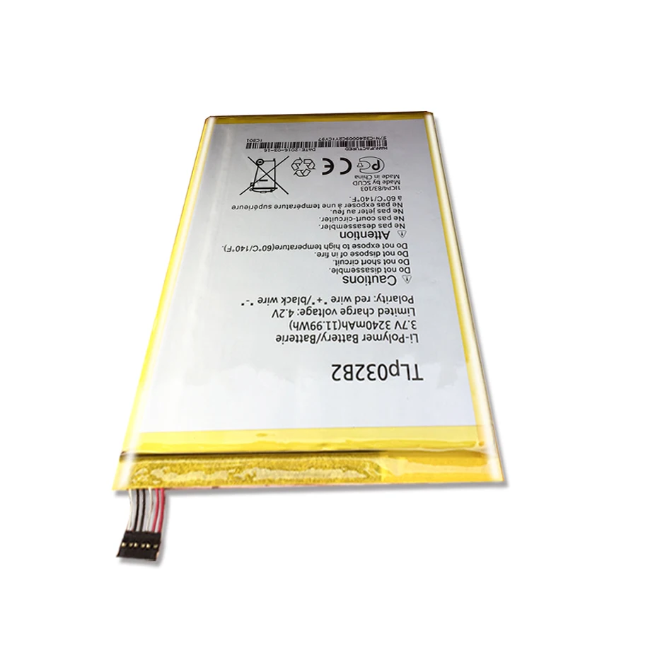 3240 мАч TLp032B2 TLp032BD литий-полимерный аккумулятор для ALCATEL Onetouch Pop 7 P310A P310 P310A Pixi 7 9006 Вт Аккумулятор для планшета