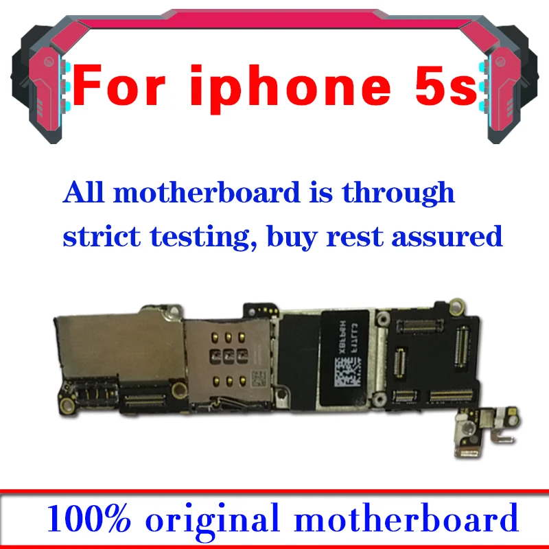 16 Гб/32 ГБ/64 ГБ для iphone 5s материнская плата без/с Touch ID, оригинальная разблокированная материнская плата для iphone 5s с чипами