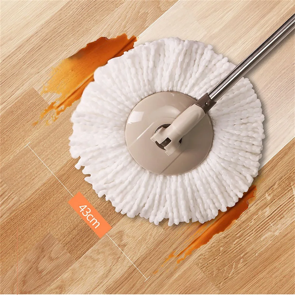 Magic Dual Drive Cleaning Mop Hand Pressing 360 Spin Mops Water Home Kitchen Wash Floor Cleaner Removable With Bucket Drop Mop