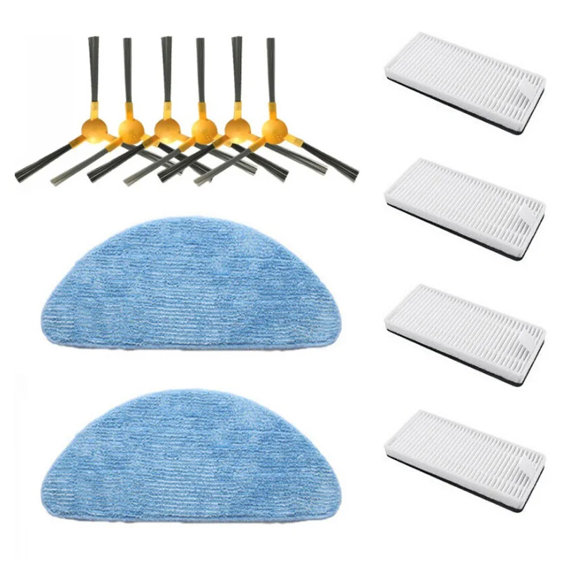 

Rags +Filters + Sponges + Brushes Set for Neatsvor X500 er Vacuum Cleaner ing Robot Cleaning Accessories
