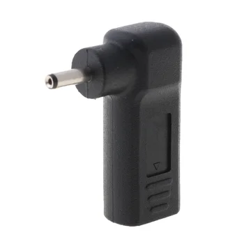 

90 Degree Type-C Female to 3.0x1.1mm DC Male Plug Adapter Converter for Laptop F3MA