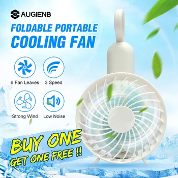 

Mini Handheld USB Fans Portable Rechargeable 3-Speed Adjustable Summer Cooler Home Desktop Office Students Dormitory Cooling Fan