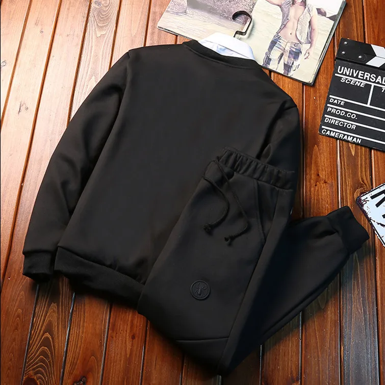 

With Card dan mai-Spring, Autumn And Winter Men's Sports Leisure Suit Two-Piece Set, Trend Design, Fashion Casual