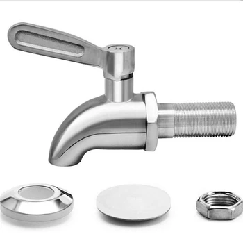 

16mm Wine Barrel Water Spigot Tap Stainless Steel Faucet For Wine Beer Oak Barrel Beverage Dispenser Bar Supplies