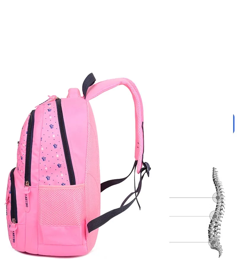 3 шт./компл. женский рюкзак школьные сумки с милым принтом водонепроницаемые Рюкзаки для подростков женский туристический рюкзак рюкзаки Mochila