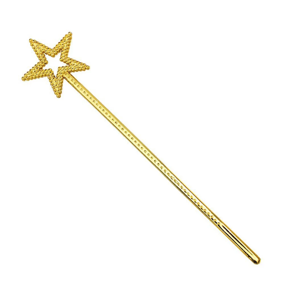 

Sequin Wand Star Fairy Cinderella Princess Handhelds Girls Plastic + spray plating Environmental protection 34cm