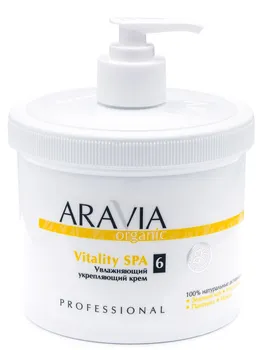 

Cream moisturizing firming vitality spa, 550 ml, aravia organic