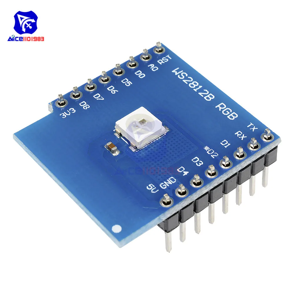 Diymore WeMos D1 Mini WS2812B RGB светодиодный модуль щит для Arduino|Интегральные схемы| |