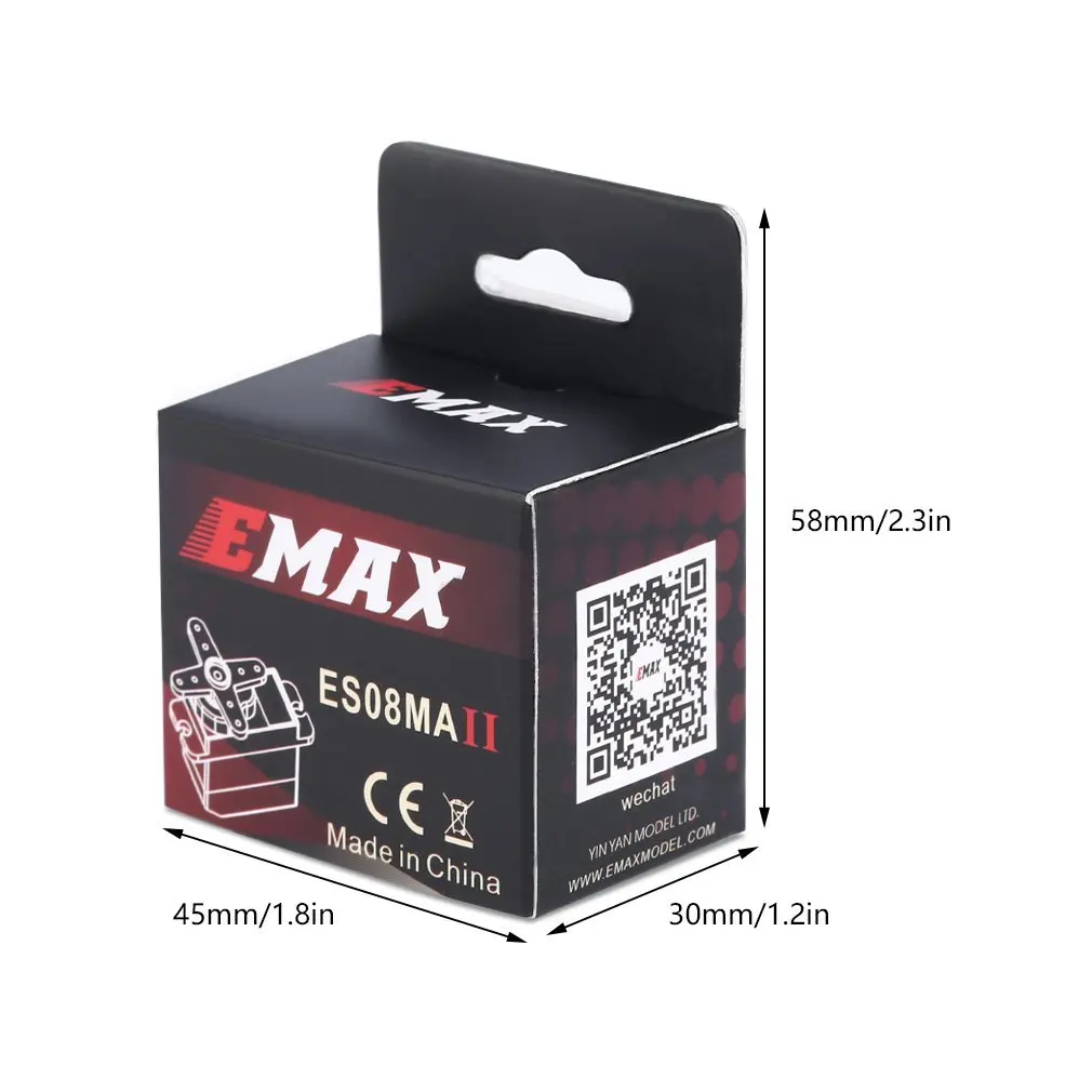 EMax ES8A II Mini Micro High Sensitive Servo for 3D RC Plane Helicopter Exquisitely Designed Durable