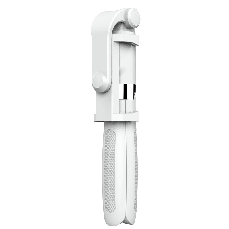 White Селфи палка держатель штатива портативный с Bluetooth беспроводной пульт дистанционного спуска затвора монопод H-best - Color: White