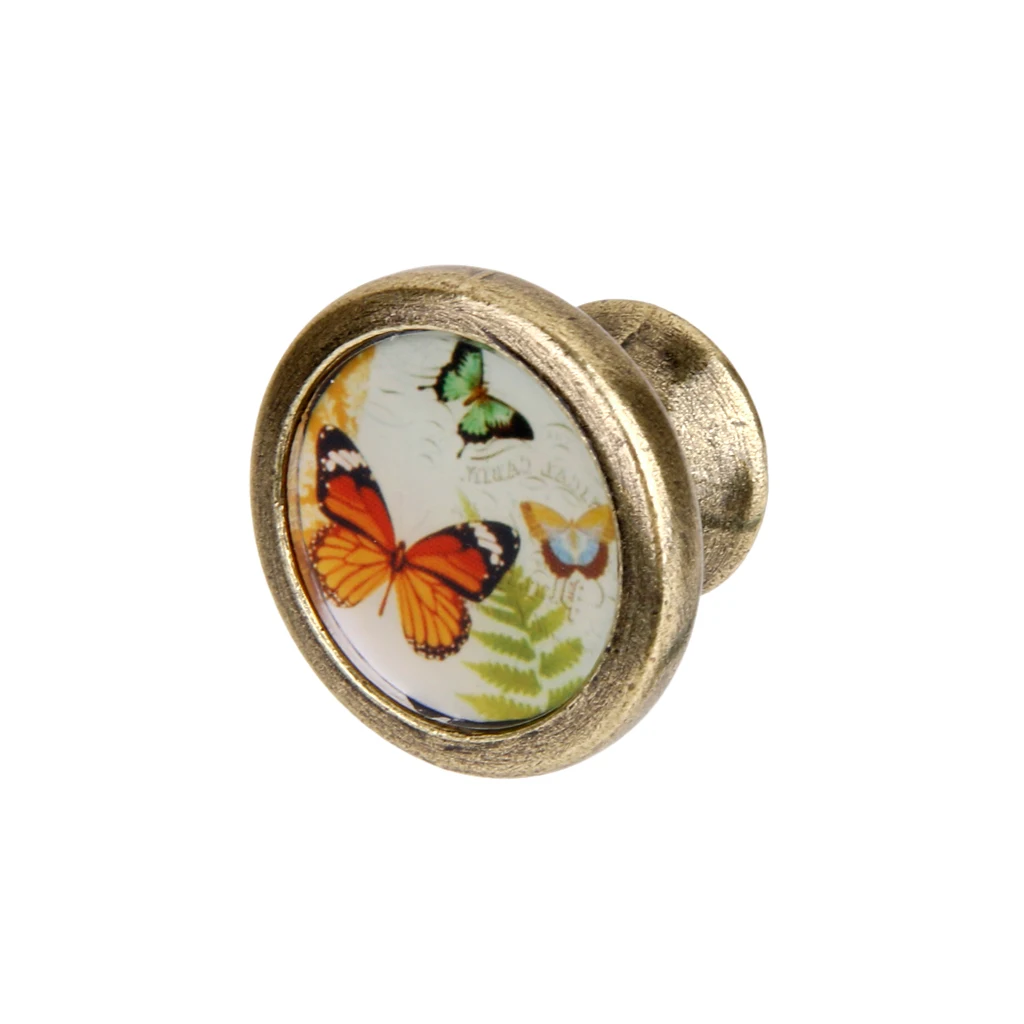Vintage Cabinet Door Drawer Dreser Handle Pull Wardrobe Retro Knob Hardware Zinc alloy Home Decors Item