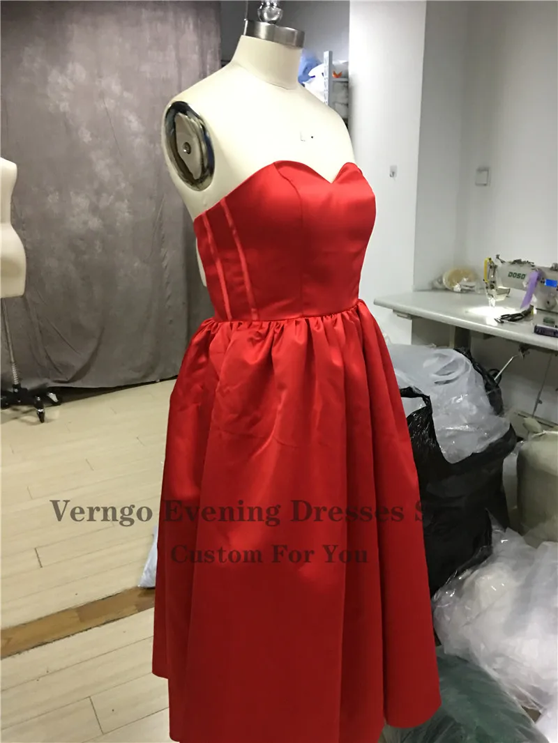 Простое вечернее платье Verngo короткое официальное вечерние платья цвета слоновой