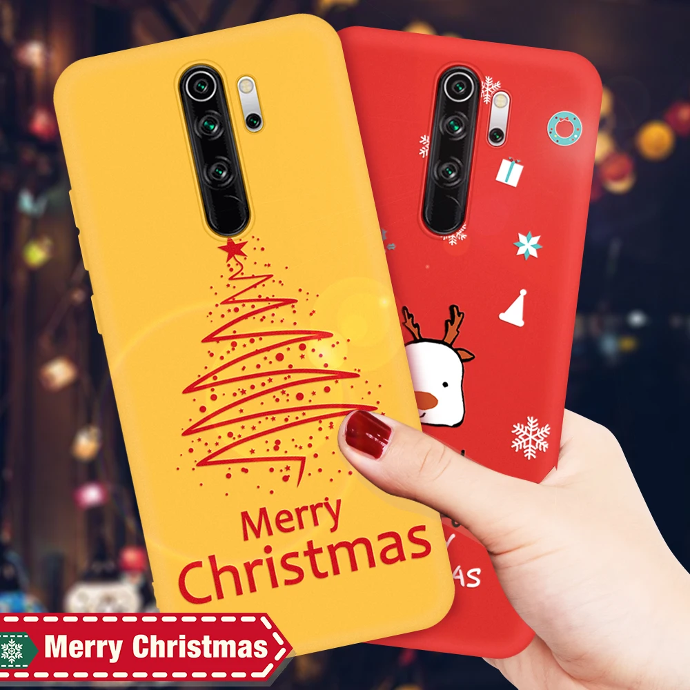 Для Xiaomi mi 9 Se 9T Pro рождественские с принтом для мобильного телефона Red Note 8 7