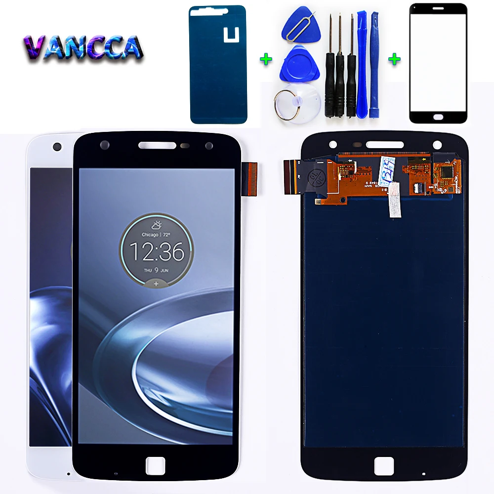 ЖК дисплей 5 дюйма для Motorola Moto Z Play XT1635 сенсорный экран с дигитайзером 1920*1080 в сборе