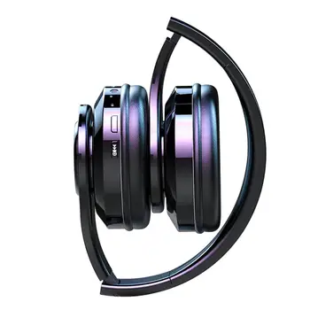 

Wireless Bluetooth Headphone Gaming Eraphone 5.0 Luminous Retractable Foldable Headphone with Microphone