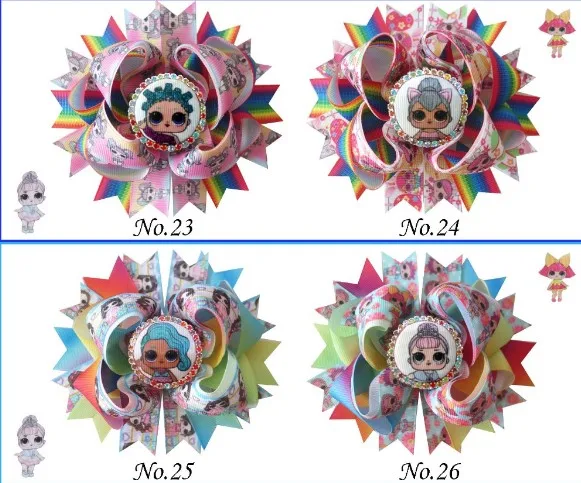 100 BLESSING Good Girl 4 5 &quotПринцесса заколка для волос с бантом B Rhinestone Baby|Аксессуары