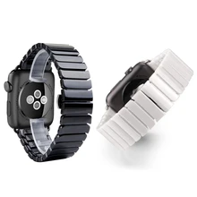 Ремешок для наручных часов для Apple Watch, версии Керамика, 42 мм, 38 мм, ремешок для наручных часов iWatch серии 1/2/3/4/5 44 мм 40 мм, сопутствующий браслет, браслеты с адаптером