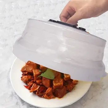 

Microwave Splash Cover Heating Cover High Temperature Resistant Oil Splash-proof Lid Special Dish Cover Fresh-keeping Cover