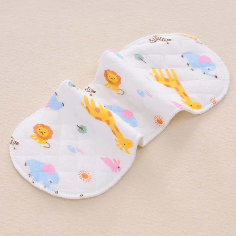 10pcs Baby Cloth Diapers Reusable skin-friendly Baby Cloth Diapers Printed Peanut Diaper Portable Collapsible Child Care Product