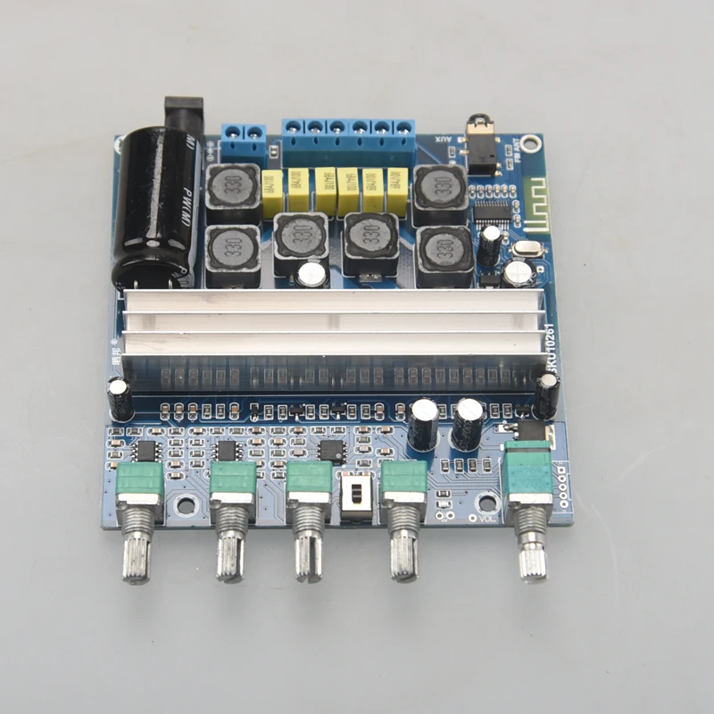 100％の保証 Fosi Audio V1.0G 2チャンネルオーディオアンプ 50W 2 バナナのヘッドが8つ付きステレオアンプクラスD