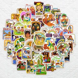 Autocollant de personnalité dessin animé, 50 pièces, pour téléphone portable, guitare, casque d'ordinateur portable, Automobile, tasse d'eau, papeterie de décoration 