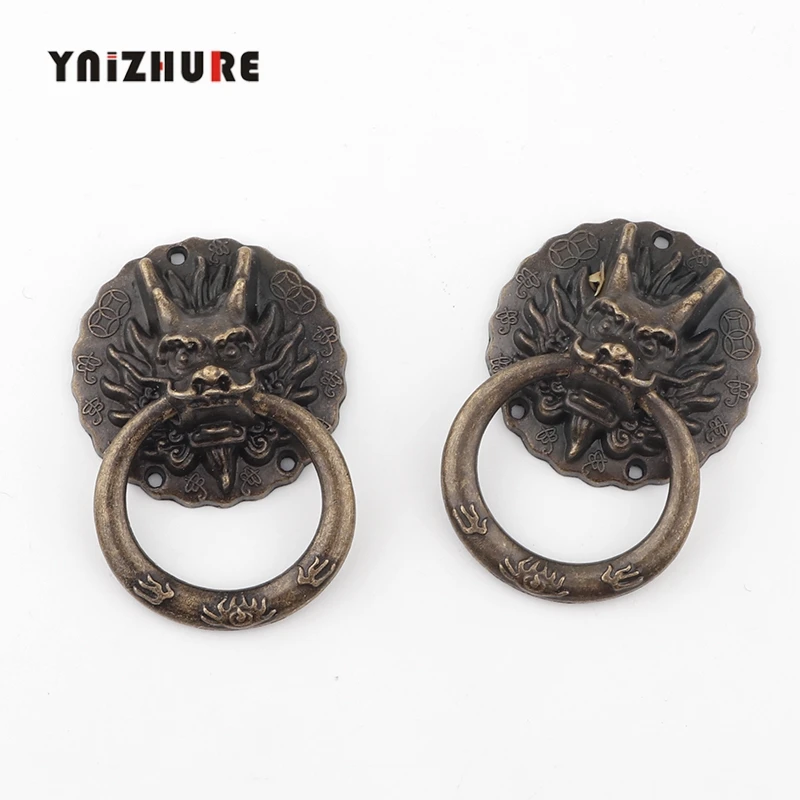 2PCS-32-47mm-Vintage-Dragon-Head-Furniture-Door-Pull-Handle-Zinc-Alloy-Cabinet-Dresser-Drawer-Knobs