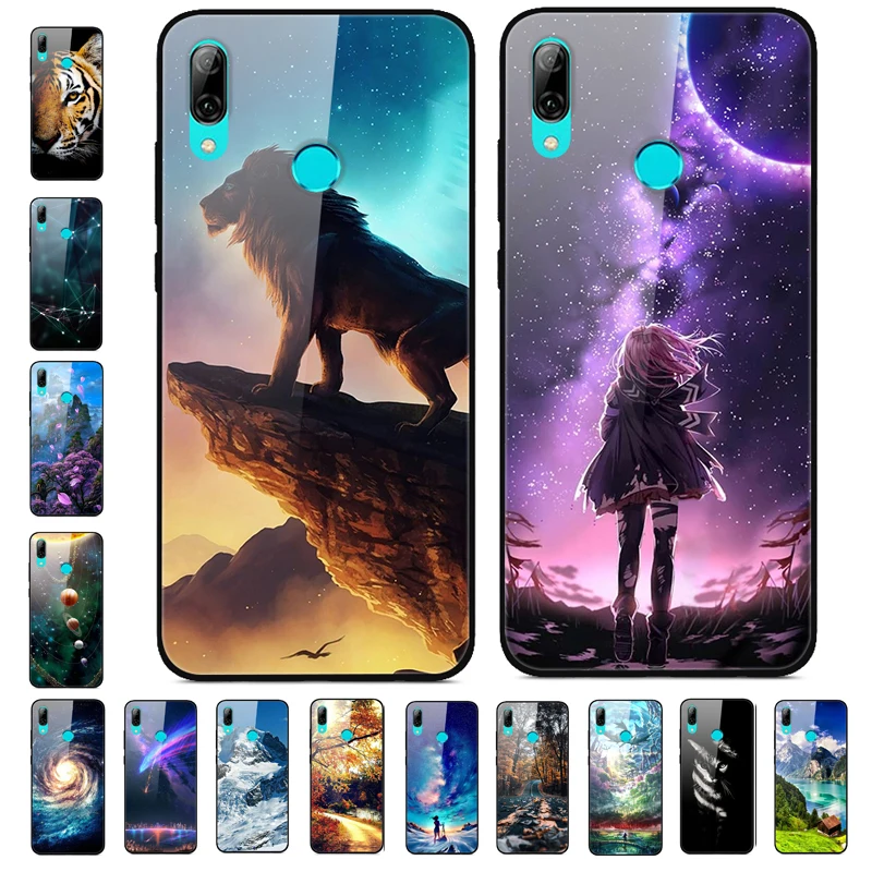 Для Huawei P Smart Z чехол из закаленного стекла Твердый для телефона Y9 Prime 2019 Чехлы PSmart
