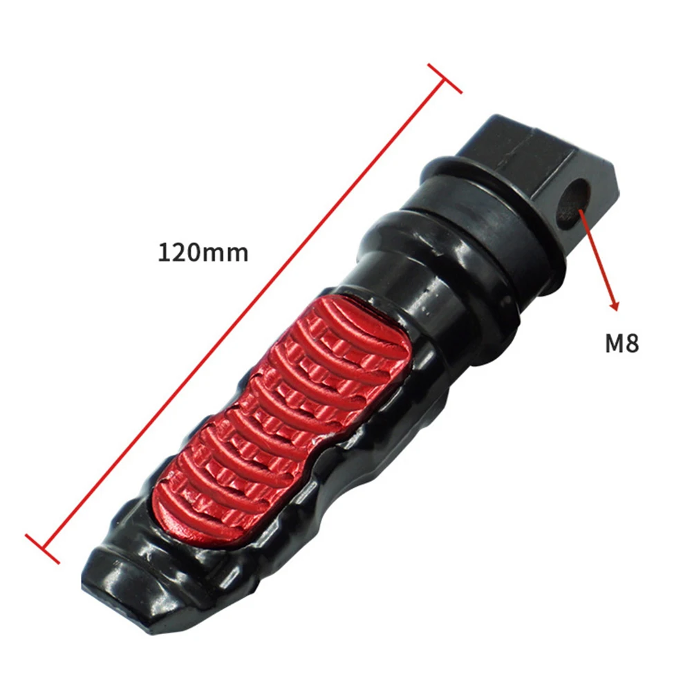 de Alumínio Universal Modificação Pedal de Moto Scooter de Pé-Peg