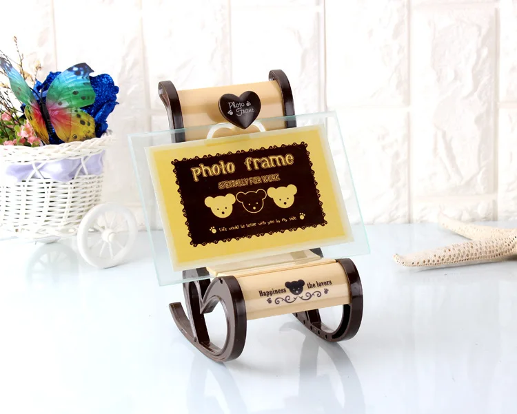 Business Gift Creative DIY Combination Frame Chair Photo Frame 6-Inch 7-Inch Loungers Frame Wholesale Studio Digital