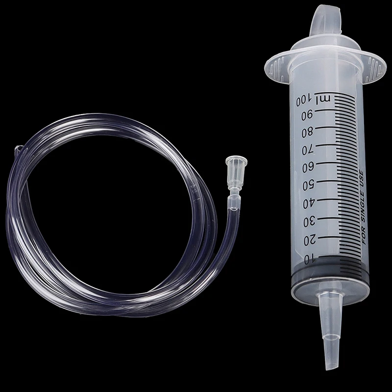 100ml Large Capacity Syringe Reusable Pump Measuring With 1m Tube Feeding Ink