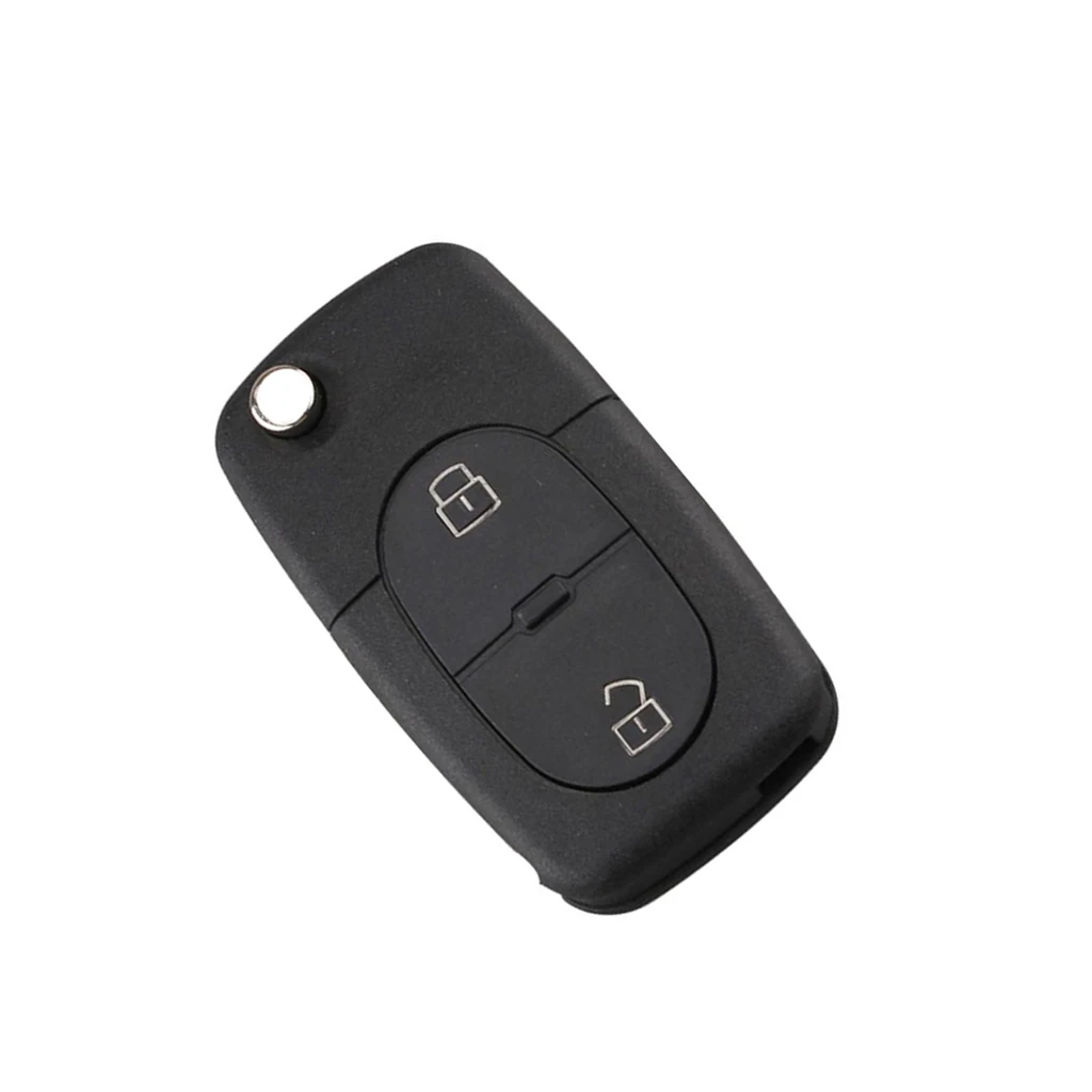 Replacement Keyless Entry Remote Flip Key Fob Fits for Golf MK4 1998 1999 2000 2001, 2x1.2x0.8 Inch