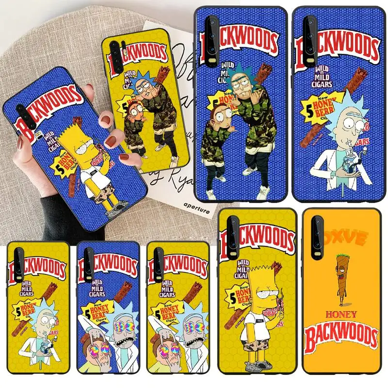

PENGHUWAN rick and morty backwoods Luxury Unique Design Phone Cover For Huawei NOVA 2 PLUS 2s 2i 3i 3E 4E 5 5I PRO