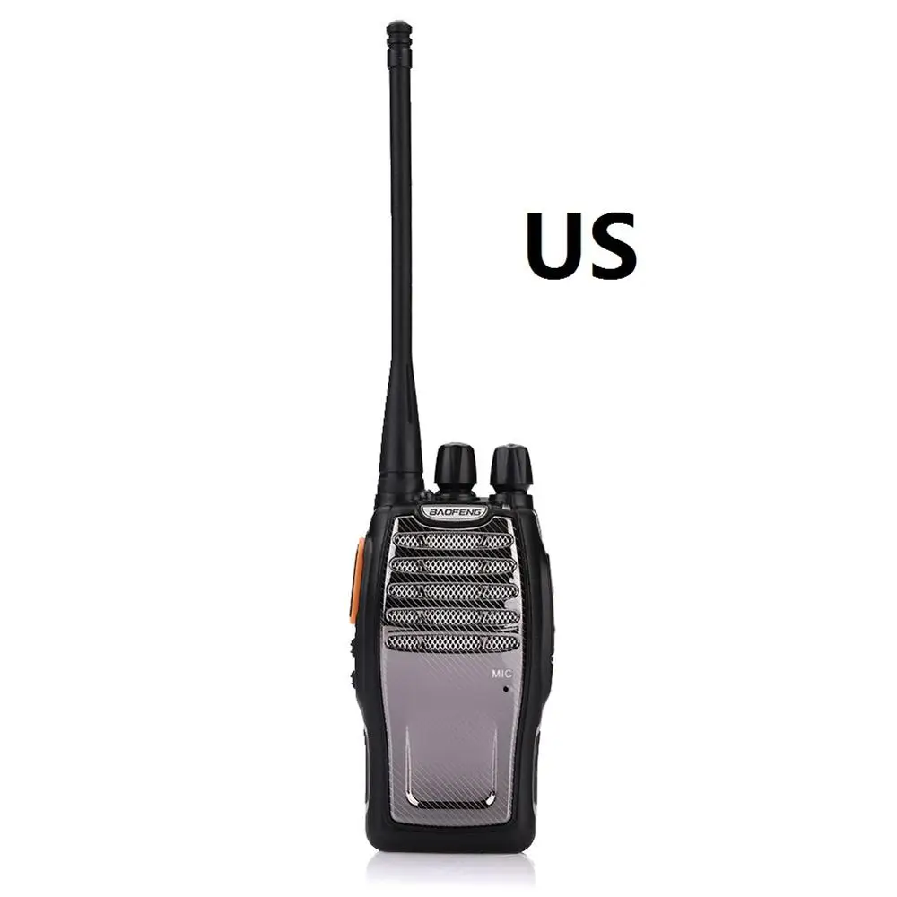 Baofeng 16ch FM приемопередатчик, интерфон UHF 400-470mhz Walkie Talkie 5W двухстороннее радио 3800mAh Портативное Ham CB радио - Цвет: US  PLUG