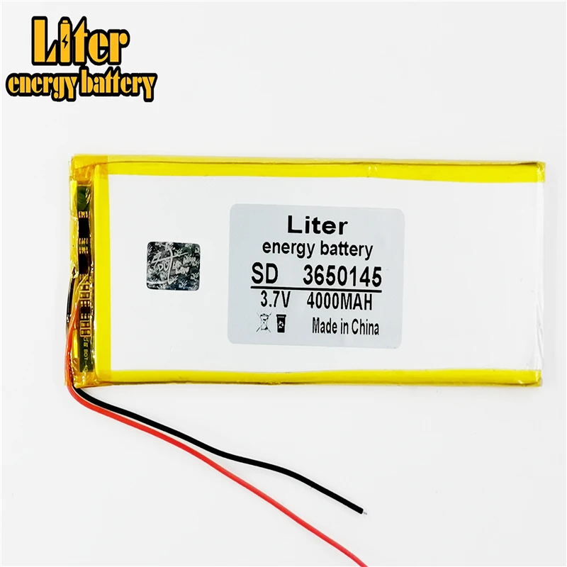 Большой емкости полимерная литиевая батарея 3650145 3 7 V 4000mah планшетный компьютер со