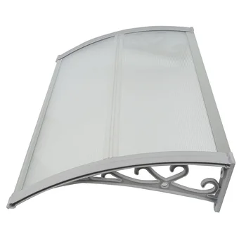 

Door Canopy Awning Poly Carbonate Door & Window Awning Modern Style Durable for Outdoor Entrance Door-window Canopy Awning HWC