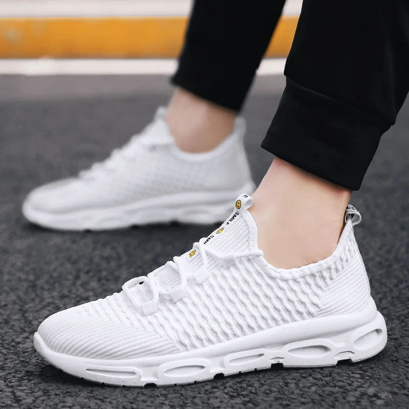 

2019 Autumn New Style Korean-style Trend MEN'S SHOES Versatile Sports Casual Board Shoes Men Running Travel Black And White with