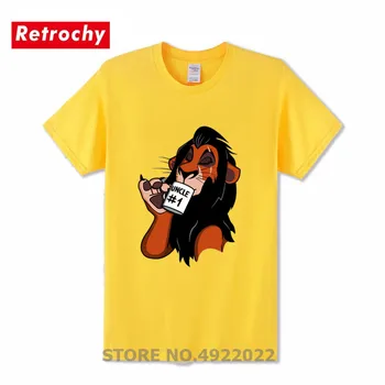 

New Arrival Men T Shirt Reggae Lion King Scar Uncl Adult Rasta Lion T-Shirt Novelty Camisetas Natural Cotton Short Sleeve Tshirt