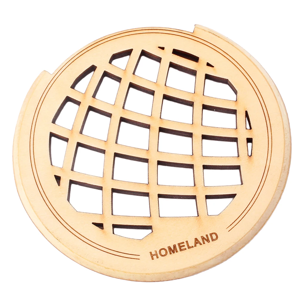 Wooden Sound Hole Cover Block Buffer for 40
